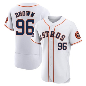 Authentic Houston Astros Aaron Brown 2022 World Series Champions Home Jersey - White