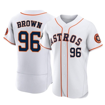 Authentic Houston Astros Aaron Brown 2022 World Series Home Jersey - White