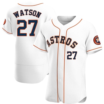 Authentic Houston Astros Bob Watson Home Jersey - White