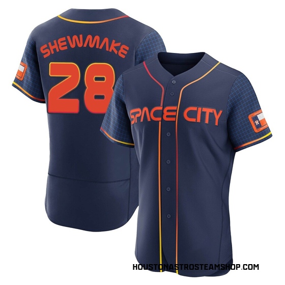 Authentic Houston Astros Braden Shewmake 2022 City Connect Jersey - Navy