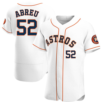 Authentic Houston Astros Bryan Abreu Home Jersey - White