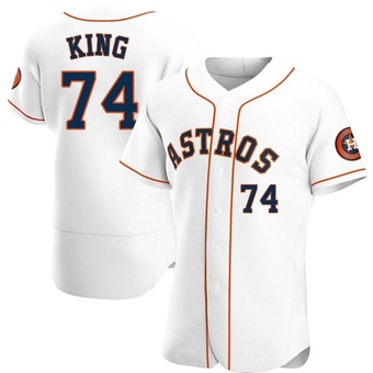 Authentic Houston Astros Bryan King Home Jersey - White