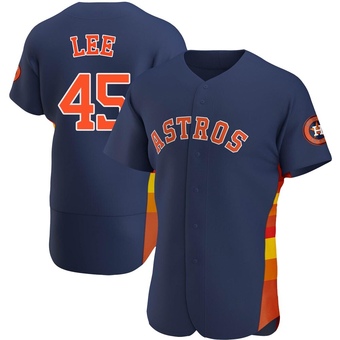 Authentic Houston Astros Carlos Lee Alternate Jersey - Navy