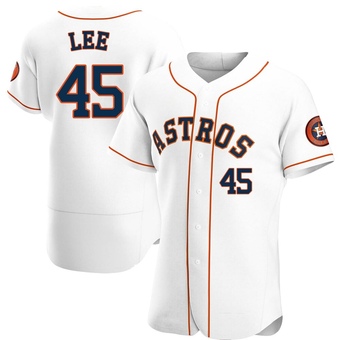Authentic Houston Astros Carlos Lee Home Jersey - White