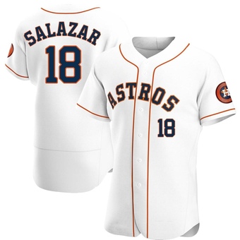 Authentic Houston Astros Cesar Salazar Home Jersey - White