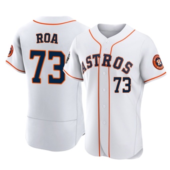 Authentic Houston Astros Christian Roa 2022 World Series Home Jersey - White