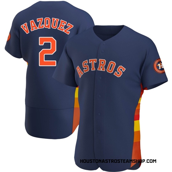 Authentic Houston Astros Christian Vazquez Alternate Jersey - Navy