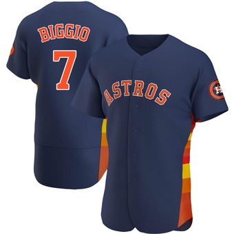 Authentic Houston Astros Craig Biggio Alternate Jersey - Navy