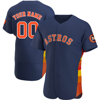 Authentic Houston Astros Custom Alternate Jersey - Navy