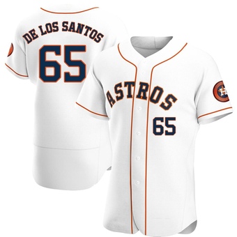 Authentic Houston Astros Enyel De Los Santos Home Jersey - White
