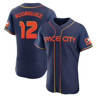 Authentic Houston Astros Ivan Rodriguez 2022 City Connect Jersey - Navy