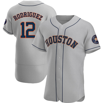 Authentic Houston Astros Ivan Rodriguez Road Jersey - Gray