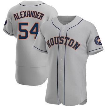 Authentic Houston Astros Jason Alexander Road Jersey - Gray
