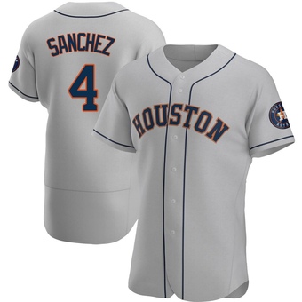 Authentic Houston Astros Jesus Sanchez Road Jersey - Gray