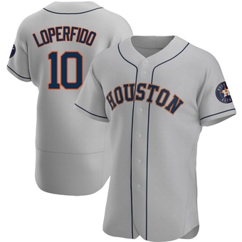 Authentic Houston Astros Joey Loperfido Road Jersey - Gray