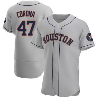 Authentic Houston Astros Kenedy Corona Road Jersey - Gray