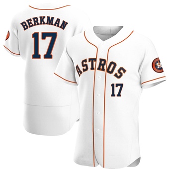 Authentic Houston Astros Lance Berkman Home Jersey - White
