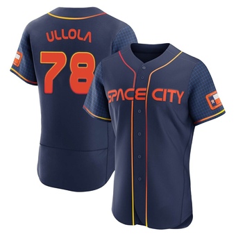 Authentic Houston Astros Miguel Ullola 2022 City Connect Jersey - Navy