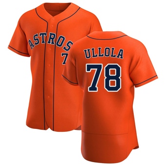 Authentic Houston Astros Miguel Ullola Alternate Jersey - Orange