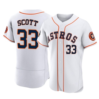 Authentic Houston Astros Mike Scott 2022 World Series Home Jersey - White