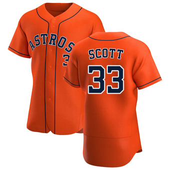 Authentic Houston Astros Mike Scott Alternate Jersey - Orange