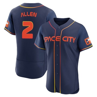 Authentic Houston Astros Nick Allen 2022 City Connect Jersey - Navy
