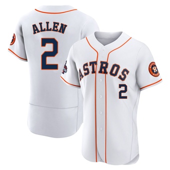 Authentic Houston Astros Nick Allen 2022 World Series Champions Home Jersey - White