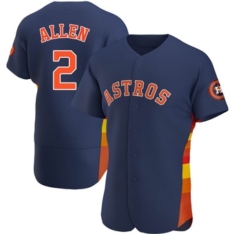 Authentic Houston Astros Nick Allen Alternate Jersey - Navy