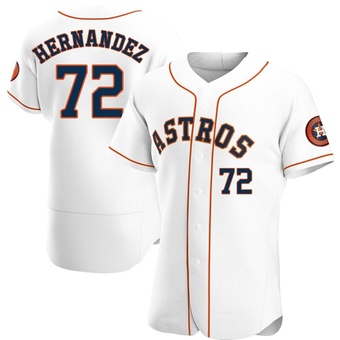 Authentic Houston Astros Nick Hernandez Home Jersey - White
