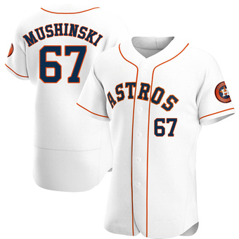 Authentic Houston Astros Parker Mushinski Home Jersey - White