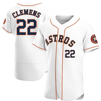 Authentic Houston Astros Roger Clemens Home Jersey - White