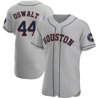 Authentic Houston Astros Roy Oswalt Road Jersey - Gray