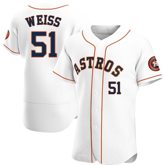 Authentic Houston Astros Ryan Weiss Home Jersey - White