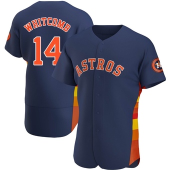 Authentic Houston Astros Shay Whitcomb Alternate Jersey - Navy