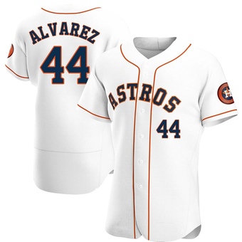 Authentic Houston Astros Yordan Alvarez Home Jersey - White