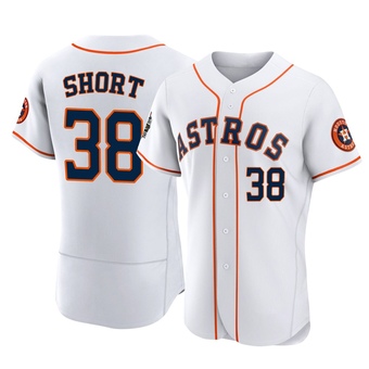 Authentic Houston Astros Zack Short 2022 World Series Home Jersey - White