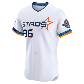 Elite Houston Astros Aaron Brown 2025 City Connect Jersey - White