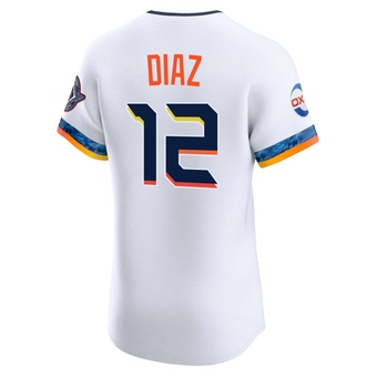 Elite Houston Astros Aledmys Diaz 2025 City Connect Jersey - White