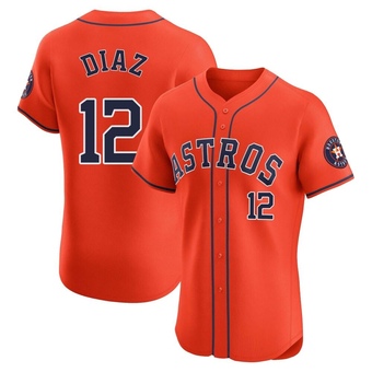 Elite Houston Astros Aledmys Diaz Alternate Vapor Premier Jersey - Orange