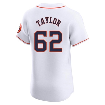 Elite Houston Astros Blake Taylor Home Jersey - White