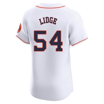 Elite Houston Astros Brad Lidge Home Jersey - White