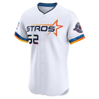 Elite Houston Astros Bryan Abreu 2025 City Connect Jersey - White