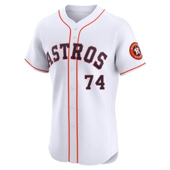 Elite Houston Astros Bryan King Home Jersey - White