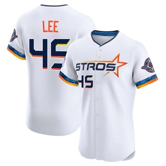 Elite Houston Astros Carlos Lee 2025 City Connect Jersey - White