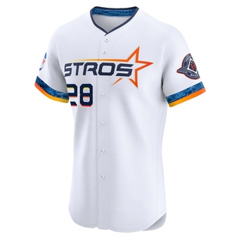 Elite Houston Astros Cesar Cedeno 2025 City Connect Jersey - White