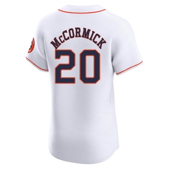 Elite Houston Astros Chas McCormick Home Jersey - White