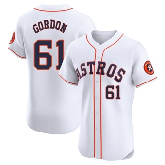 Elite Houston Astros Colton Gordon Home Jersey - White