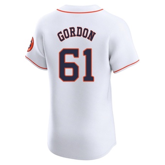 Elite Houston Astros Colton Gordon Home Jersey - White