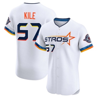 Elite Houston Astros Darryl Kile 2025 City Connect Jersey - White