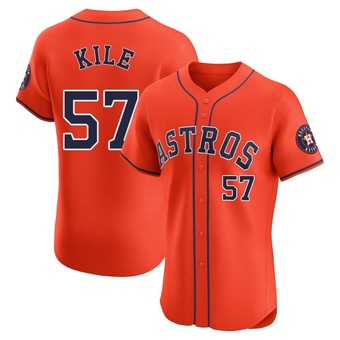 Elite Houston Astros Darryl Kile Alternate Vapor Premier Jersey - Orange